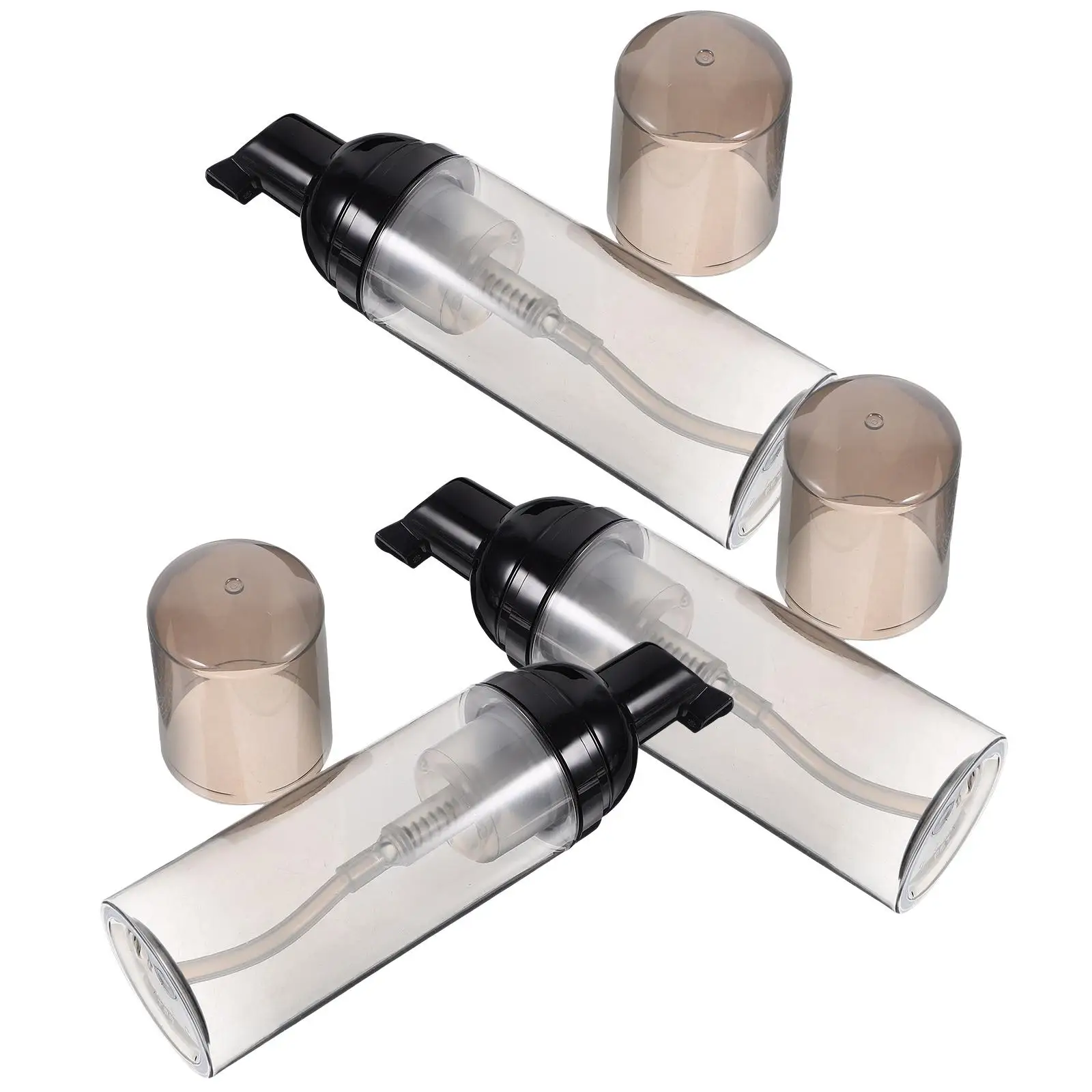 

3 Pcs Travel Refillable Shampoo and Conditioner Bottles Foam Hand Sanitizer Cleansing Empty Pump Lotion Container