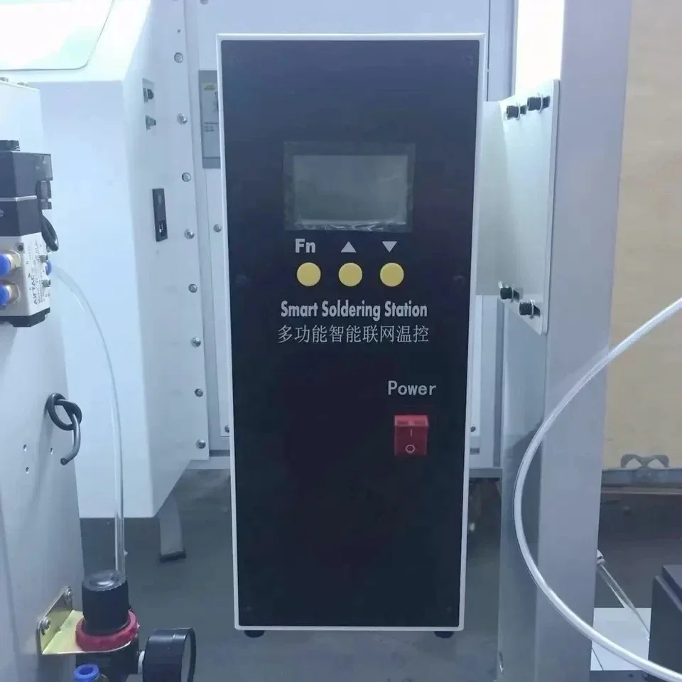 Automatic Led Resistor Wire Soldering Machine high efficiency pcb robotic solder machine automatic tin feed soldering machine