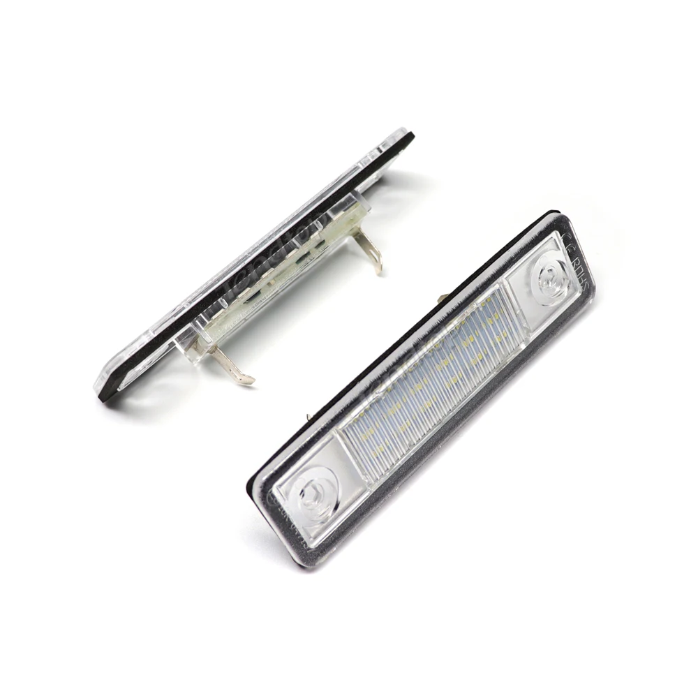 2PCS LED License Plate Light Number Lamp No Error Canbus For Opel Astra G F Corsa B Vectra B Omega A B Zafira A