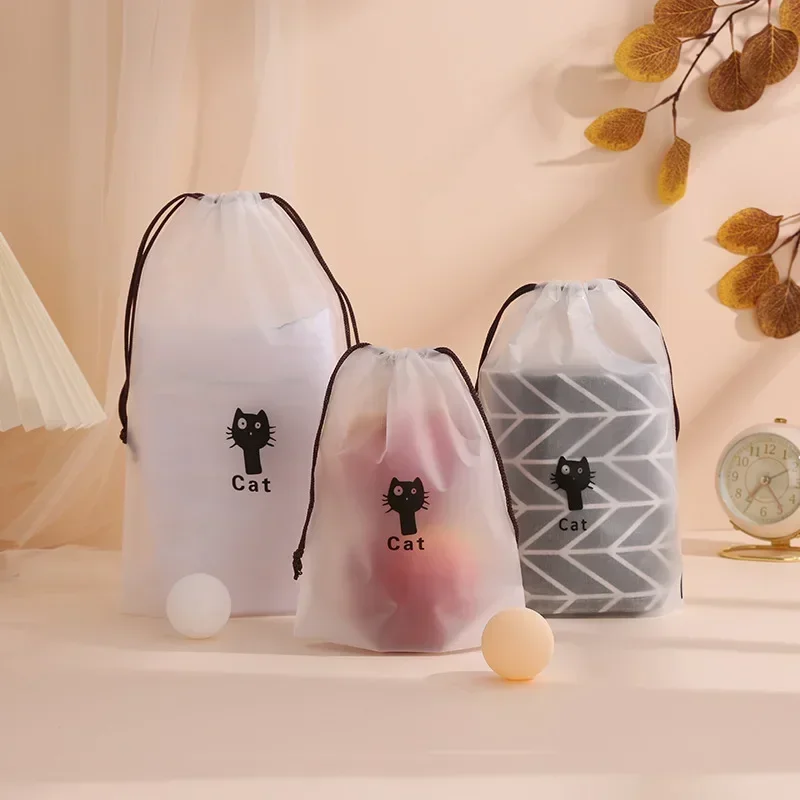 

Cute Cartoon Transparent Travel Cosmetic Bag Make Up Case Women Waterproof Makeup Beauty Wash Organizer Toiletry Kit Storage Bag