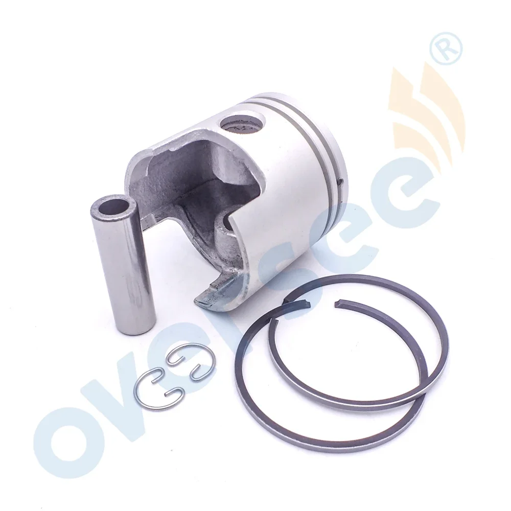 Conjunto de anéis de kit de pistão assy 677-11631 677-11630 647-11610 adequado para motor de popa yamaha 5hp-8hp 50mm