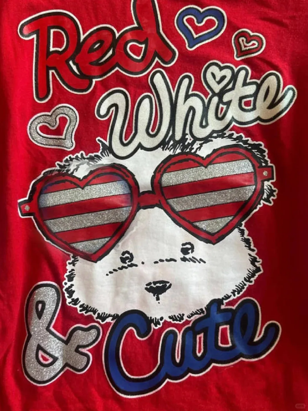 Graphic T shirt Cute Puppy Print Vintage Woman 2000s Summer Slim Gyaru Red Tees Short-sleeved Streetwear Clothes Y2k T-shirt Top