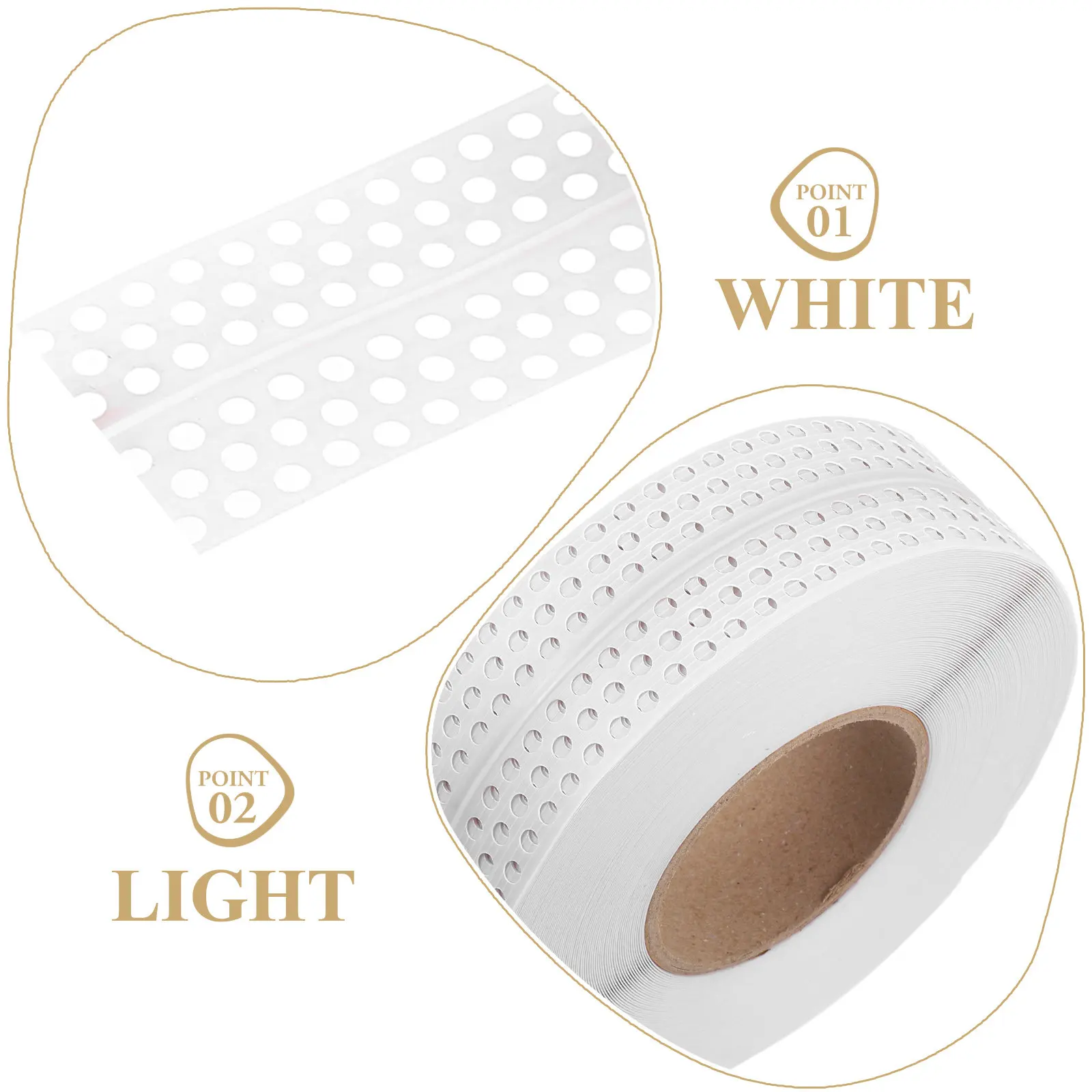 5Cm Self-Adhesive Corner Trim Strip Flexible Wall Corner Protector for Seamless Wall Ceiling Joint Coverage Easy Install Peel
