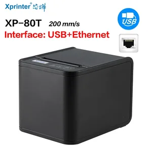 Printer Tanda Terima Termal Xprinter 80mm dengan Pemotong otomatis Kecepatan cetak 200mm / dtk dengan USB+Ethernet / Bluetooth / wifi XP-N160II 10 printer wifi penjualan terbaik - №
