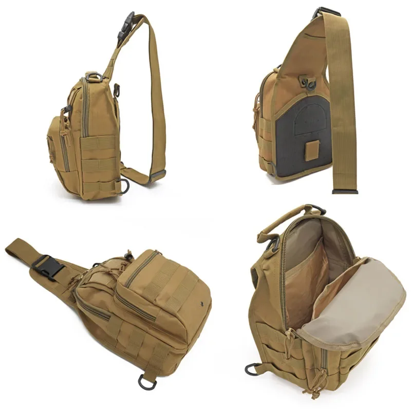 Hiking Trekking Backpack Sports Climbing Shoulder Bags Men Outdoor Tactical Bags Camping Daypack Fishing Military Shoulder Bag