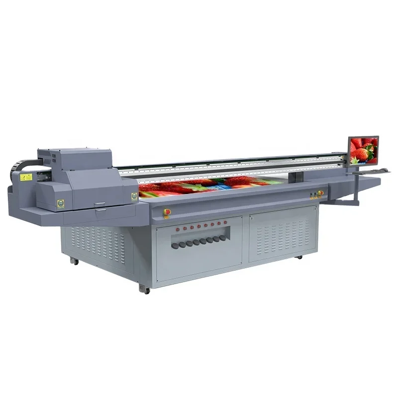 YC2513 Best price Flatbed UV Printer varnish UV LED industrial digital printers automatic uv flatbed printer