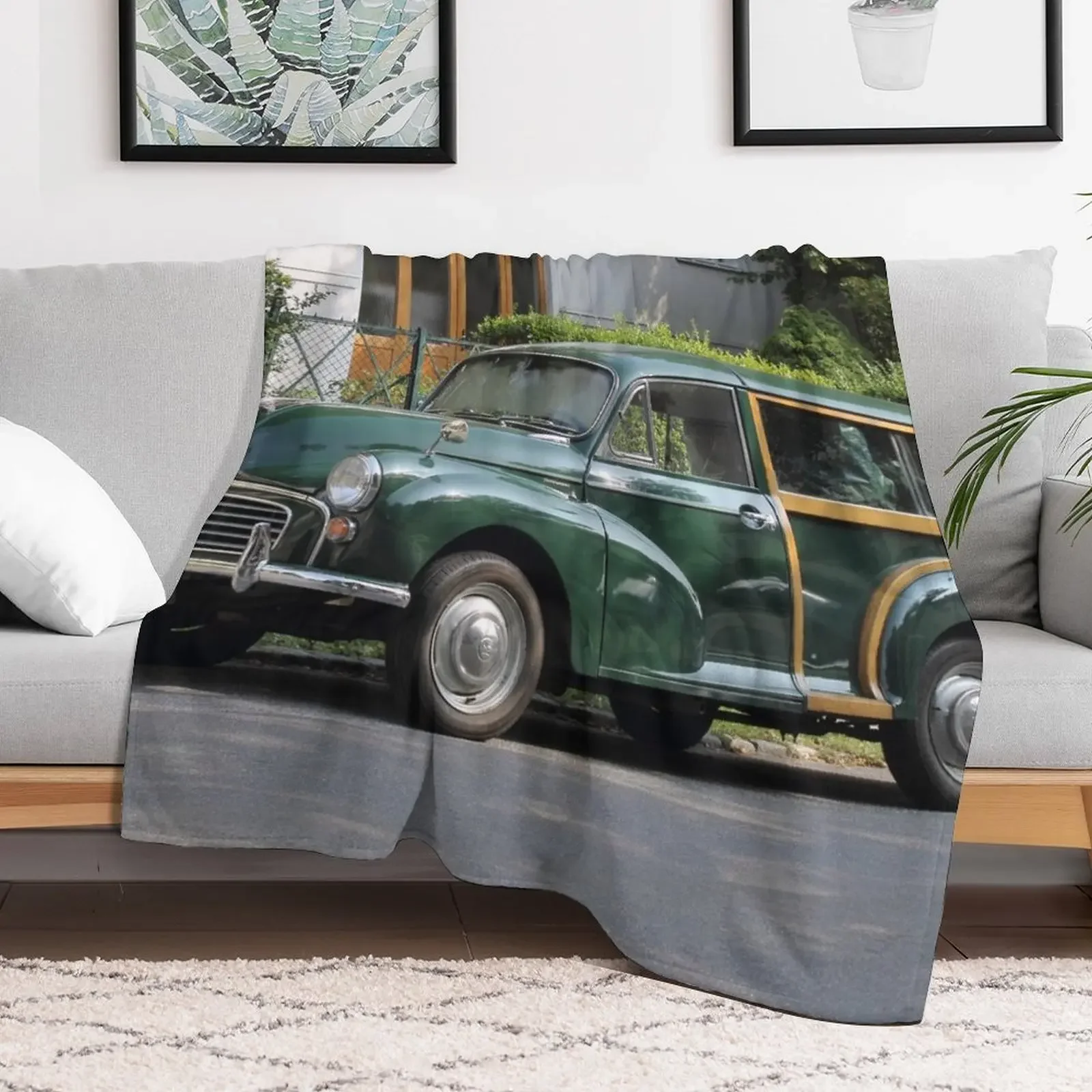 Morris Minor 1000 Traveller Throw Blanket Soft Bedroom Blanket for Night Sleeping
