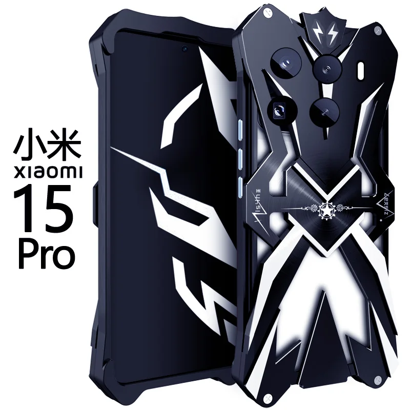 

Zimon Luxury Thor Heavy Duty Armor Metal Aluminum Mobile Phone Case For Xiaomi Mi 15 14 13 13t 12 11t Pro Lite Ultra Cover Cases