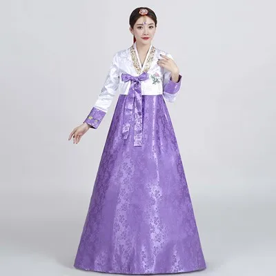 

New Hanbok Women Korean Ancient Costume Embroidered Traditional Court Wedding Performance Dance Costumes