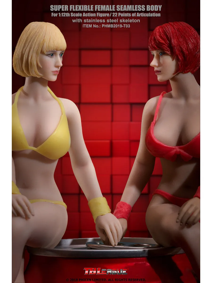 TBLeague 1/12 produit fini corps de poupée mobile corps féminin, cadre en acier Super mobile/jouets soldat modèle Festival cadeau pour garçon