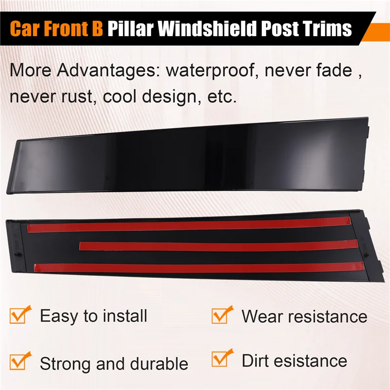 Sp-Car الزجاج الأمامي B عمود آخر غطاء الباب الأمامي نافذة الزخارف لوحة ل جيب جراند شيروكي 11-21