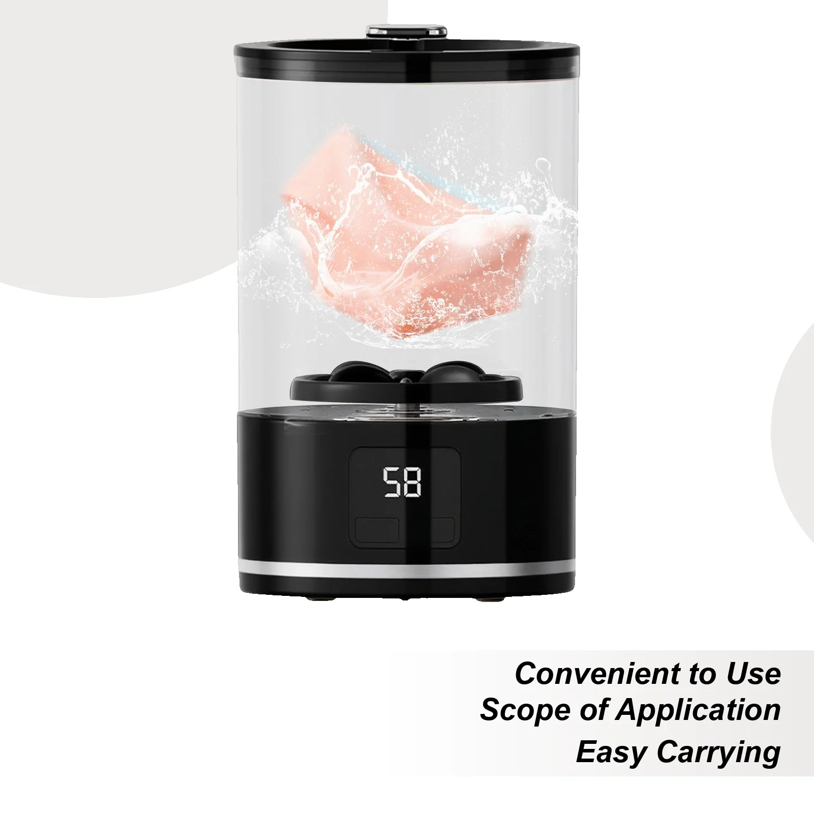 

Компактная стиральная машина, портативная стиральная машина для одежды, электрическая стирка для дома, общежития, путешествий, небольшой квартиры, на открытом воздухе, на колесах, пешего туризма, кемпинга