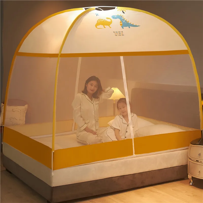 

Portable Mosquito Net 1.5m 1.8m Bed No Assembly Pop Up Canopy for Camping Dorm