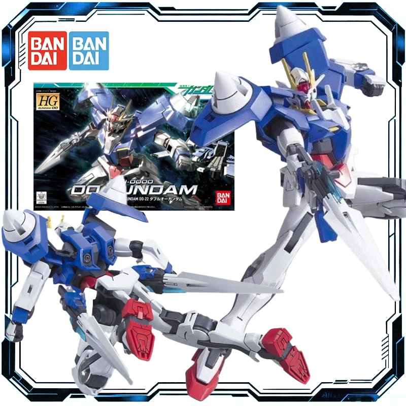 

Bandai оригинальная сборная модель GUNDAM HG1/144 GN-0000, экшн-фигурка, игрушки для мальчиков и девочек, детский подарок, Коллекционная модель, украшения