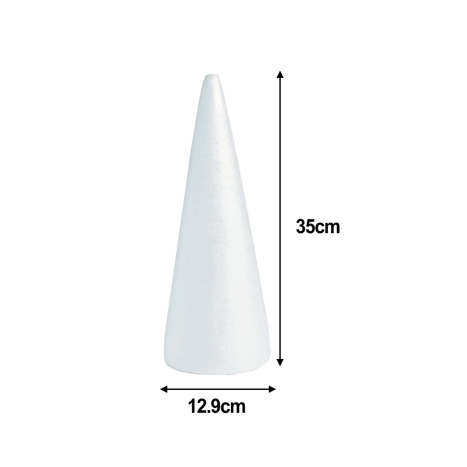 Voor Diy Kerstboom Party Foam Kegels Home Party Decor Accessoires Polystyreen Wit 3 Size Kerstdecoratie