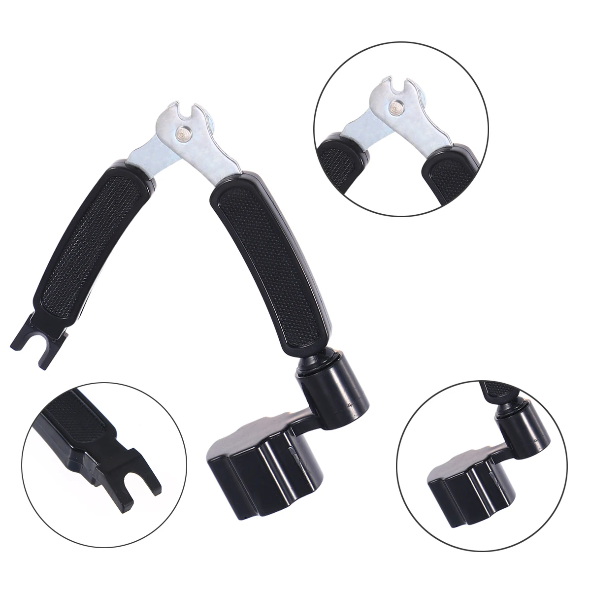 

3 in Guitar Repair Tools Maintenance Setup Peg Winder Accessories Multi Restringing Multifunction Repairing Kit