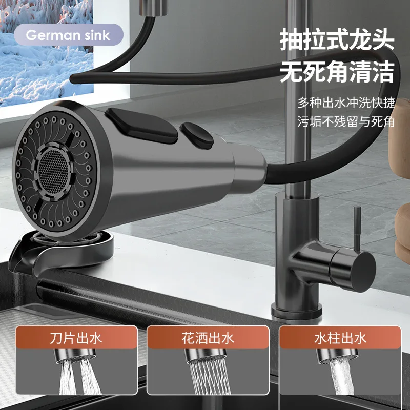 Kitchen Sink Large Single Slot Honeycomb Nano