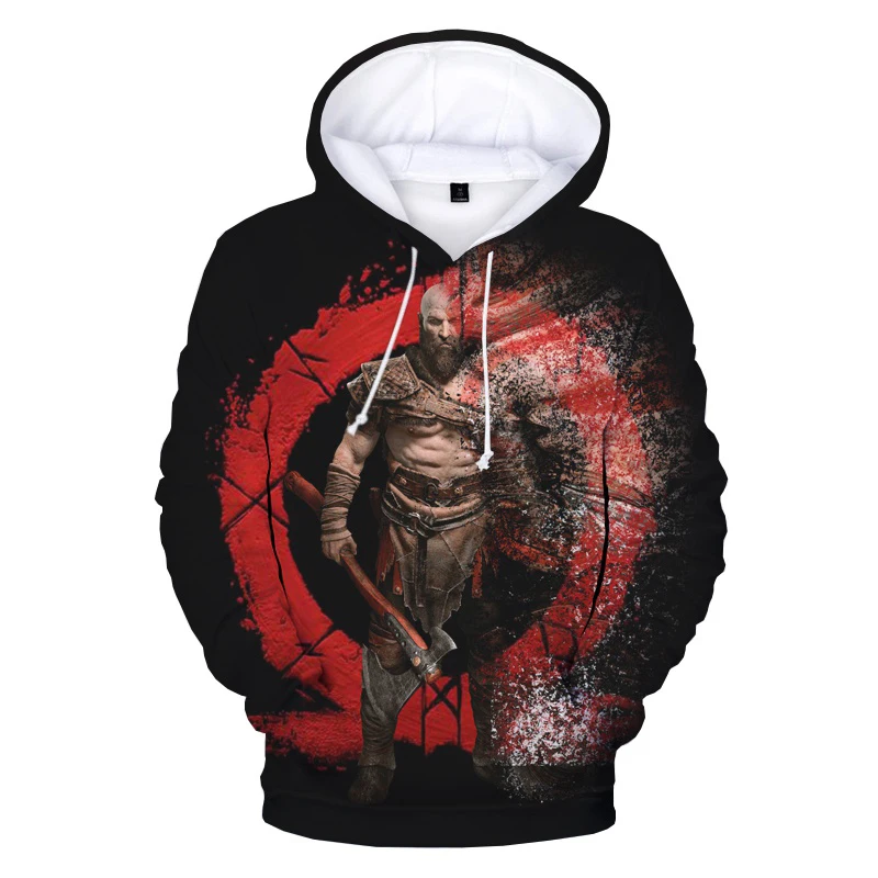 

2023 God Of War Printed 3D Cool Winter Autumn Hoodies Male Female Anime Sweatshirt Personality Casual Plus Size Pullover Coat