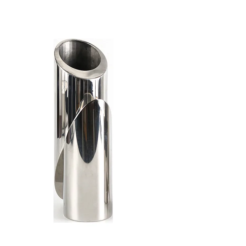 Art Dislocation Metal Flower Ornament Sales Department Model Room Restaurant Large Diameter Bevel Vase Soft Decoration