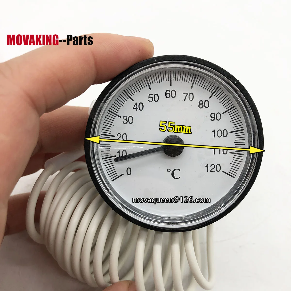 Dishwasher Accessories Plastic 1.5M Length 55MM 120 Degrees Water Temperature Gauge For MEIKO HOBART Dishwasher Replace