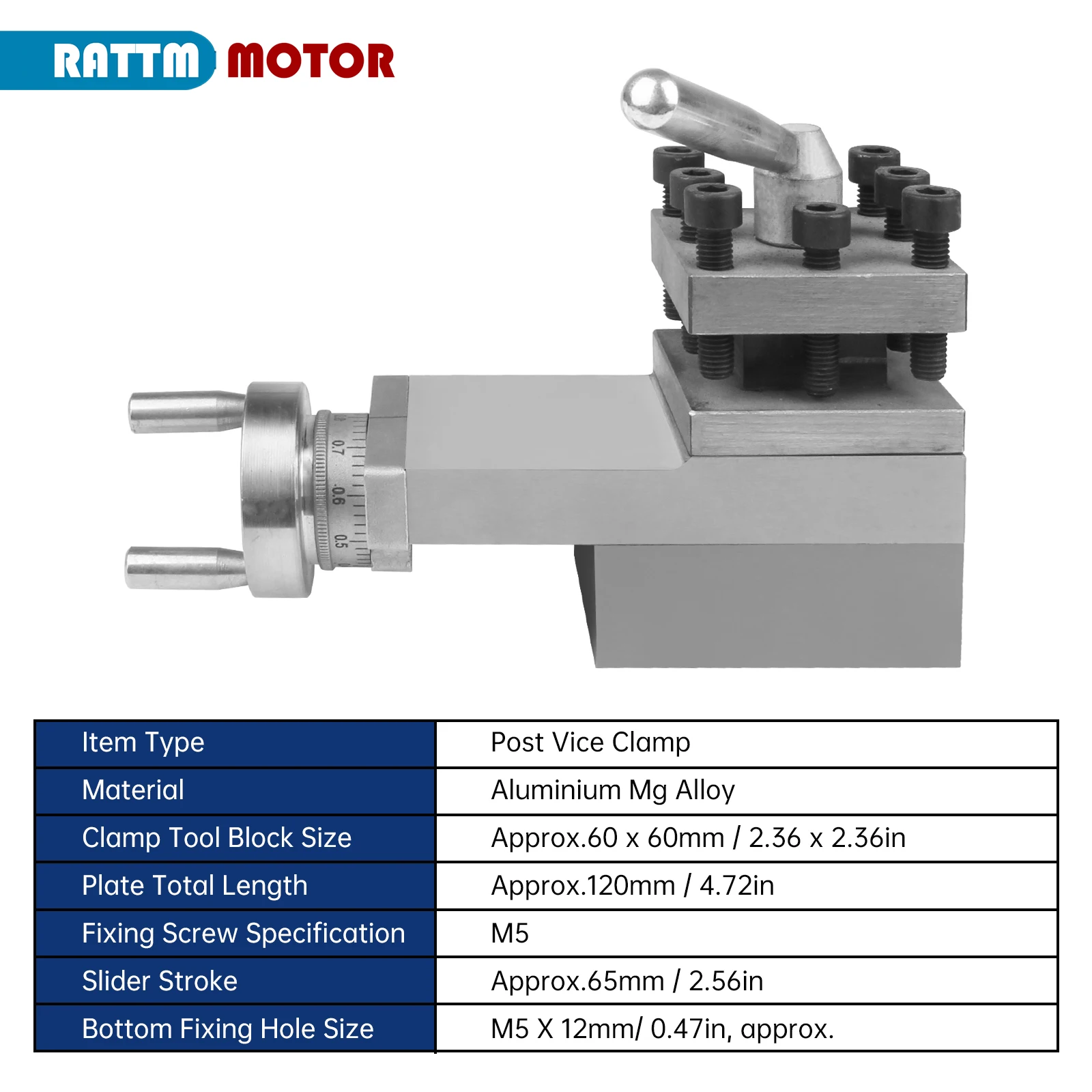 Quickly Change Mini Lathe Tool Holder Set Kit For CD210V WM210V Machine Part Accessories