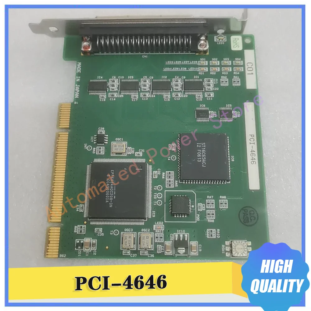 PCI-4646 Industrial Control Acquisition Card Works Perfectly