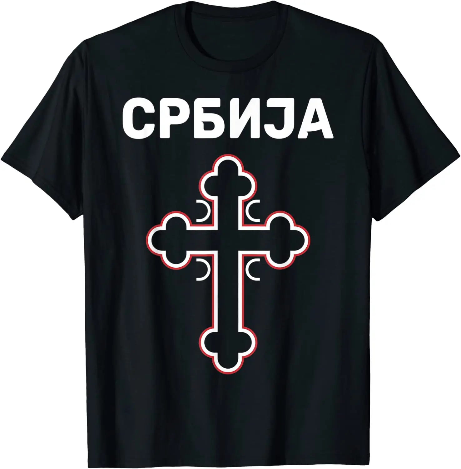 Serbia Serbian Serb Srbija Orthodox Men T-Shirt Short Sleeve Casual O-Neck Summer Harajuku Shirt