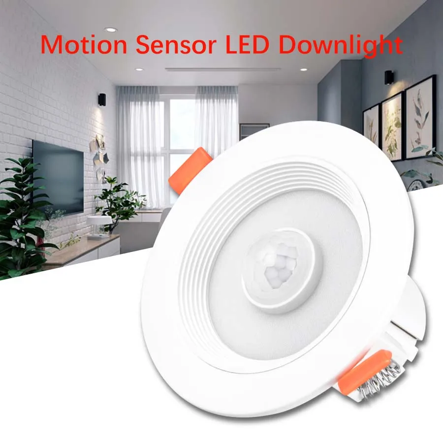 PIR Motion Sensor Spot LED Downlight Lamparas 5W 10W 15W 20W Smart Home LED Spot Light For Livingroom Bedroom Hallway Stairs