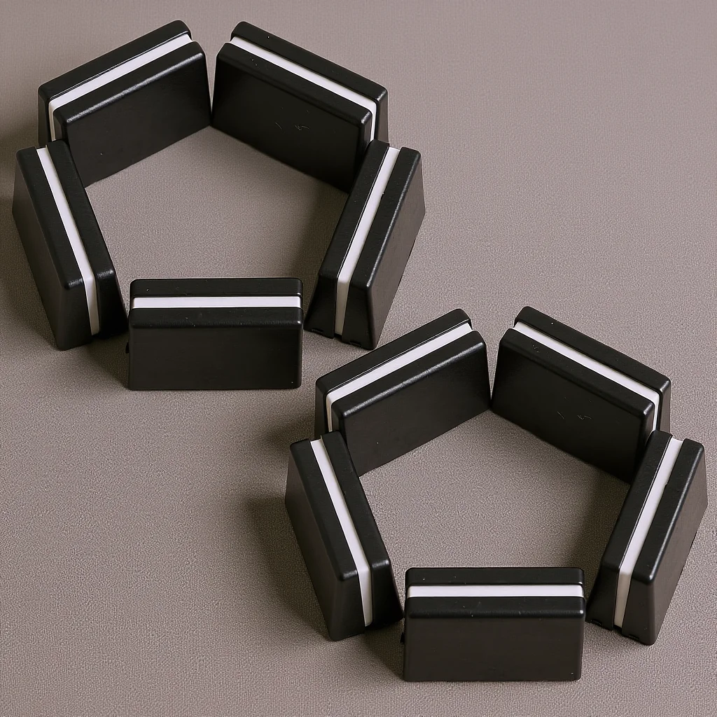 

10Pcs Fader Caps Replacement Slider Caps for Console Mixer 4Mm Inner Hole ABS Material Smooth Operation Push Button Cap