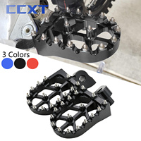 For Yamaha YZ 65 85 125 250 250F 426F 450F 125X 250X 250FX 450FX WR 250F 400F 426F 450F 250R 250X CNC Footrest Pedals Foot Pegs