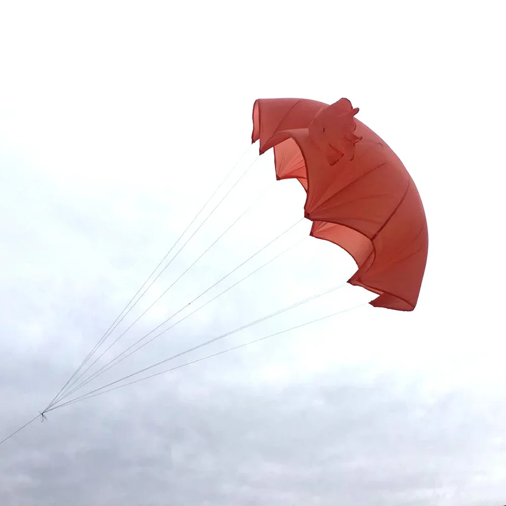 하이 퀄리티 모형 항공기 나일론 낙하산 방출 우산, FPV 야외 드론 uav 착륙 보호용 랜야드 포함, 6-8kg