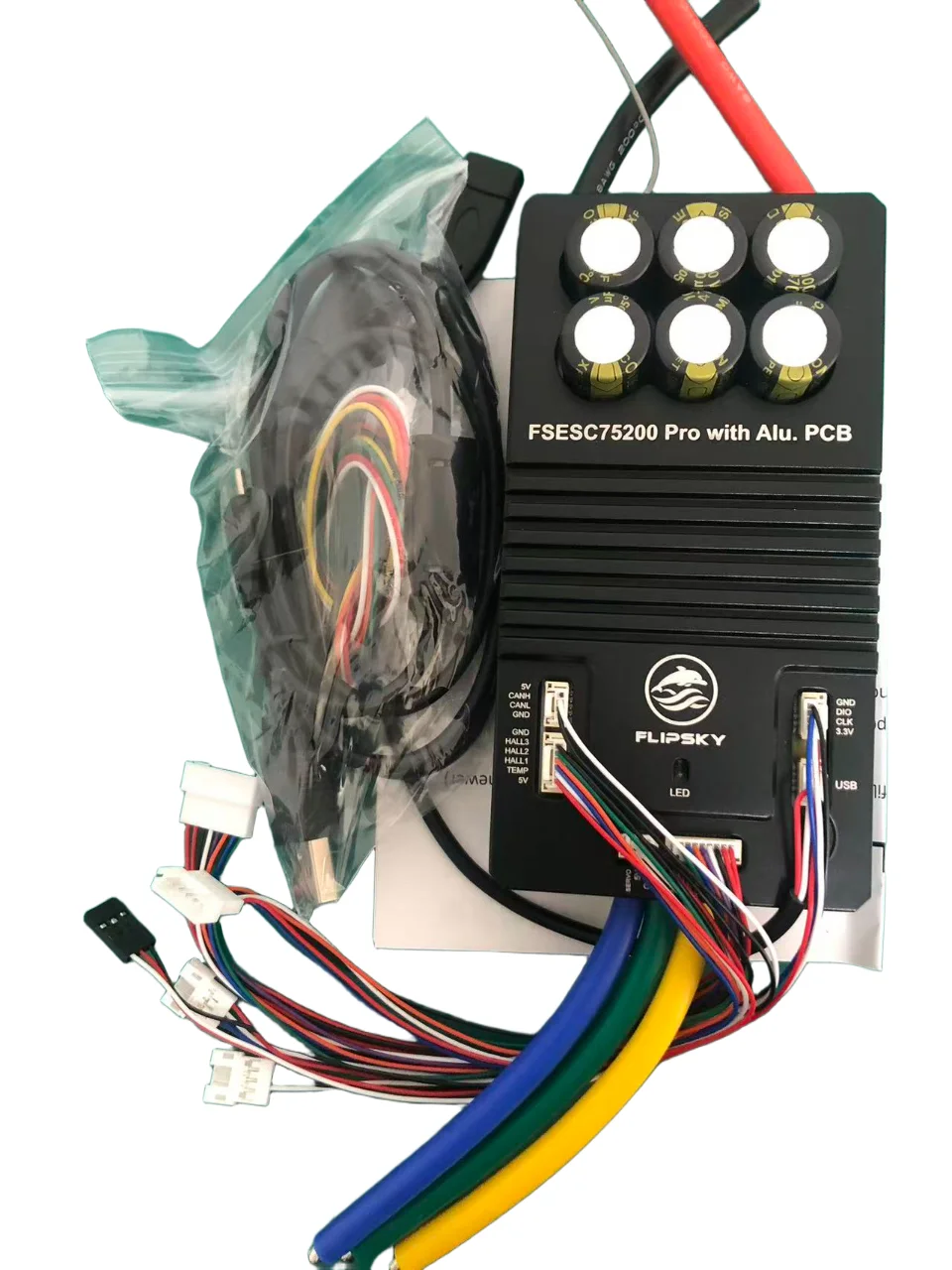 Flipsky 75200 pro Brushless ESC 84V High Current Aluminum PCB VESC Based for Fighting Robot Surfboard AGV Ebike Electronic Speed
