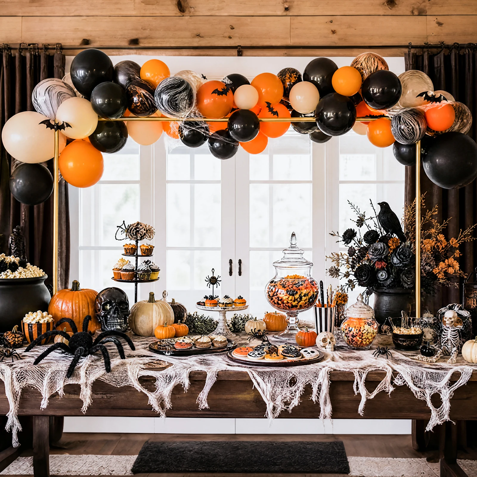 Supporto regolabile per arco di palloncini da tavolo, ideale per decorazioni di compleanni, matrimoni, Halloween, Natale e altre feste.