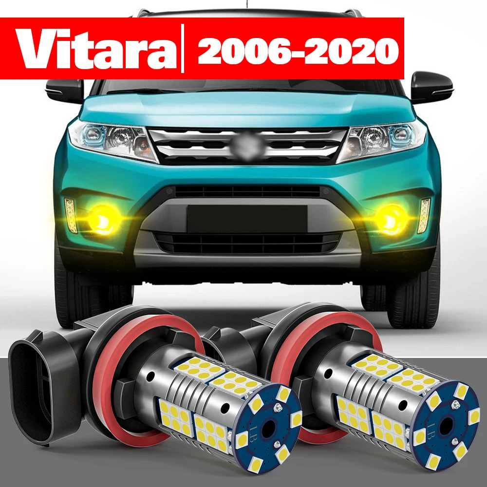 

For Suzuki Vitara 2015-2021 2pcs LED Fog Light Accessories 2016 2017 2018 2019 2020