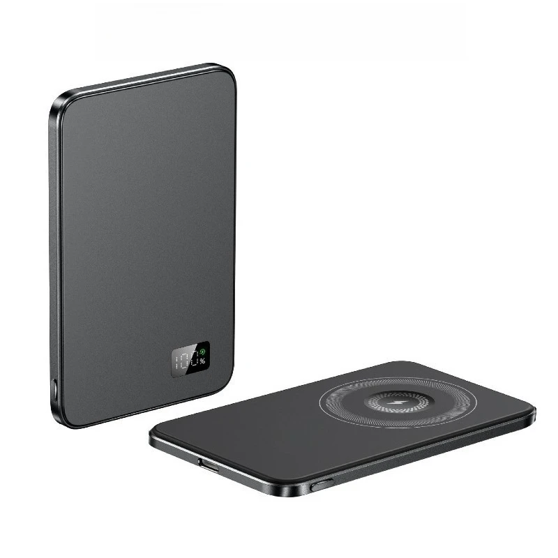 5000/10000mAh PD20W Magnetic Wireless Fast Charging LED Display Portable Battery for IPhone for Samsung for Xiaomi