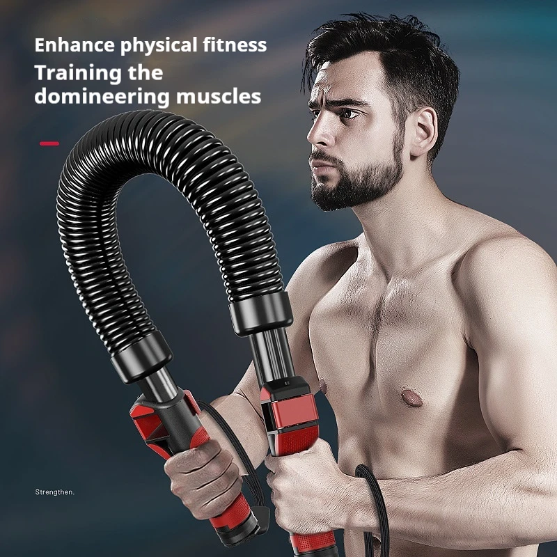 Arm Strength Fitnes Enhancement Stick Device Power Twister Bar for Indoor Home Fitness Equipment Muscle Exercise Spring Stick