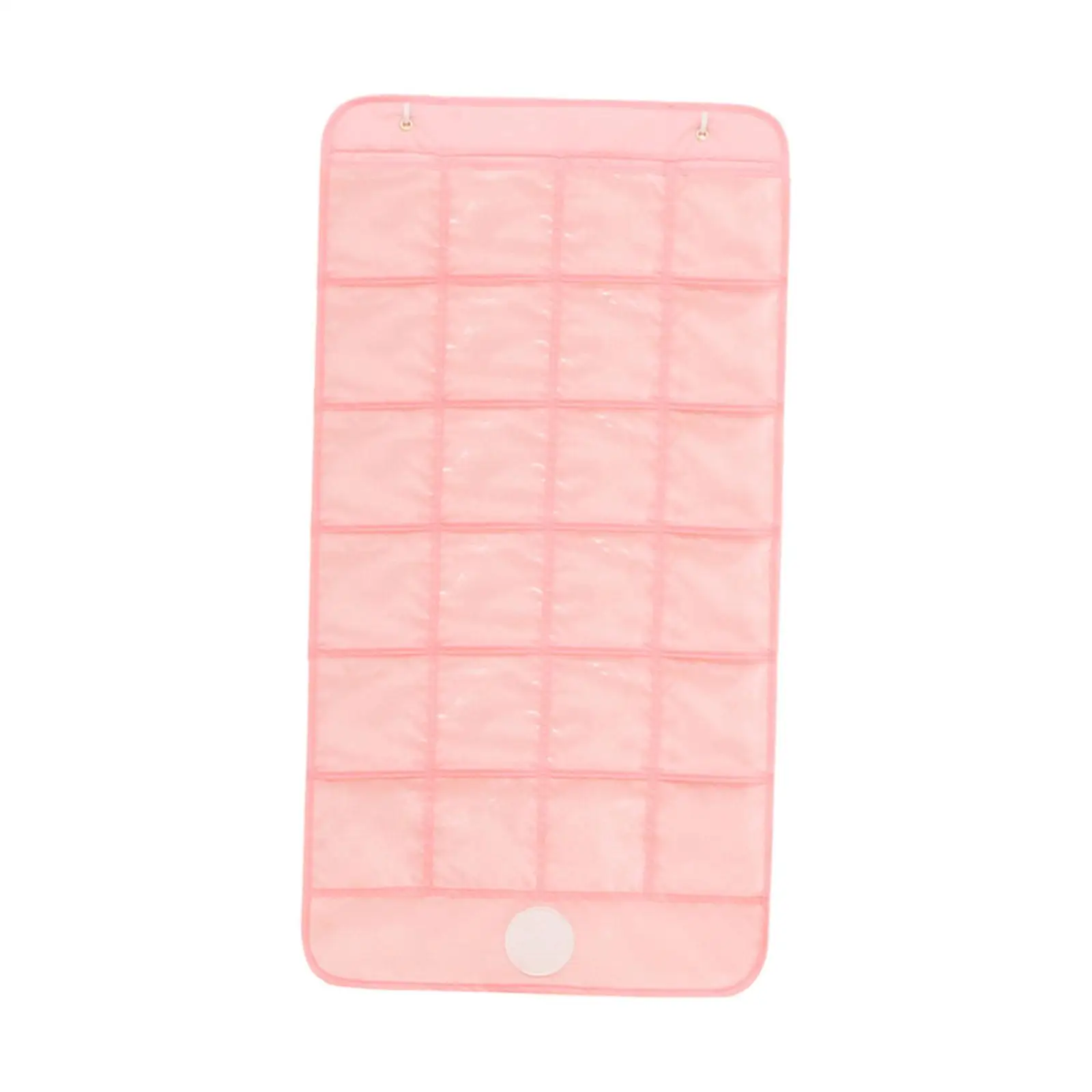 Classroom Pocket Chart Multi Pocket Organizer Clear PVC Storage Holder for Cell Phones Calculators and Sundries