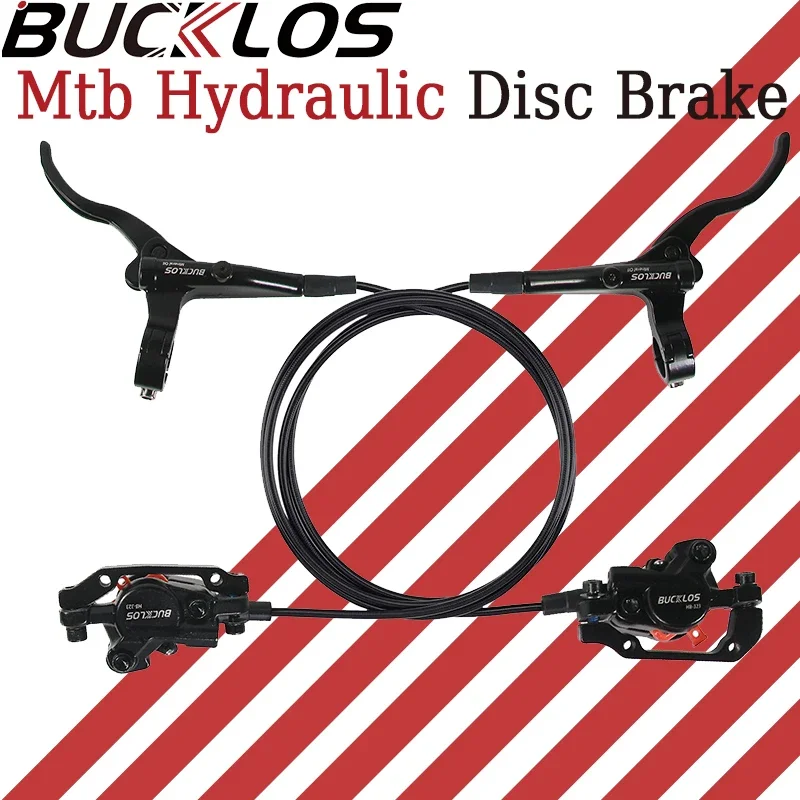 

BUCKLOS Bicycle Hydraulic Brake 800/1500mm Bike Hydraulic Disc Brake L/R Road Mtb Bike Oil Brakes Caliper Lever Bike Parts