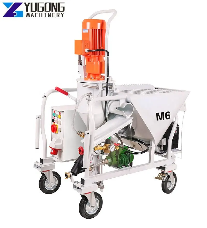 Yugong Hot-sale Automatic Plaster Spraying Machine ,mixing Pump M6 Not PFT G5C G4