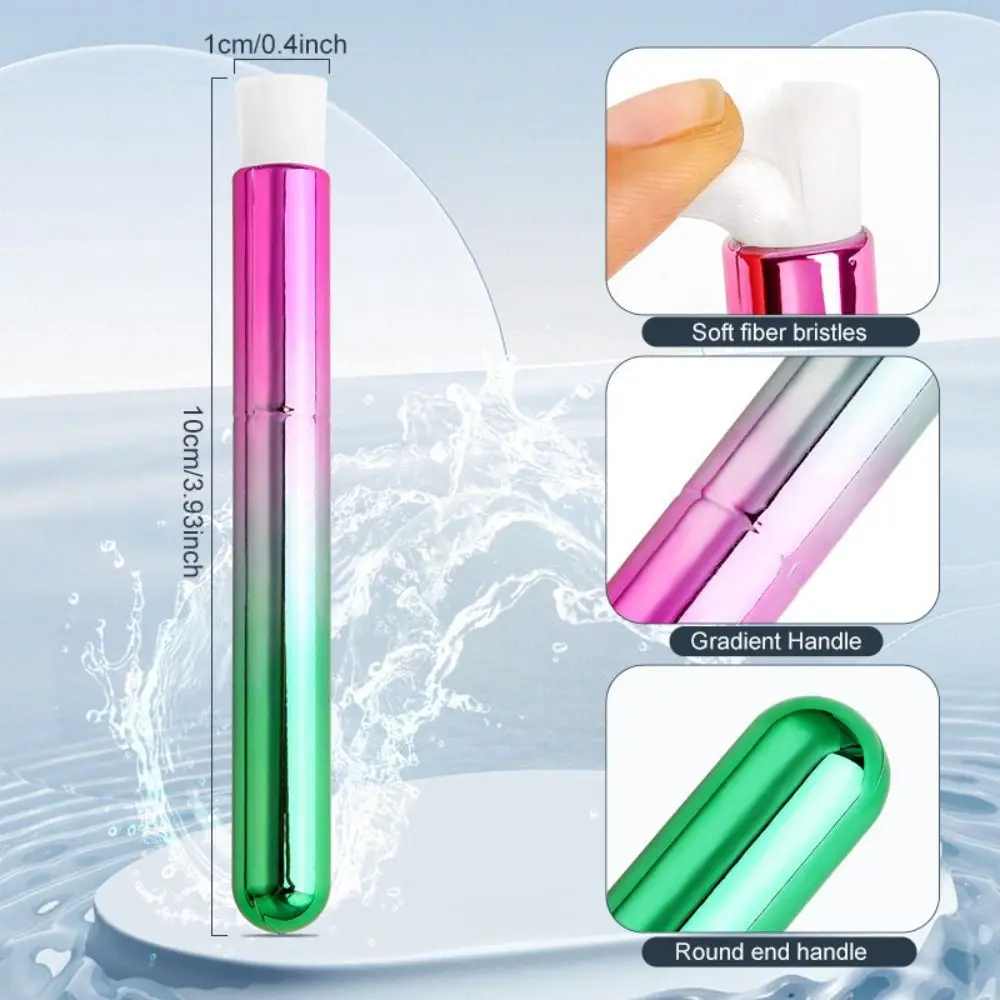 Gradiëntschuimborstel Mee-eters verwijderen Meerkleurige schone valse wimpersborstel Zachte make-uptools Wimpersborstel