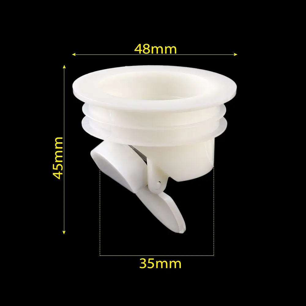 Plastic Anti Odor Stopper Floor Drain One Way Valve Shower Drainer Seal Cover Sewer Drain Strainer Kitchen Bathroom Accessories