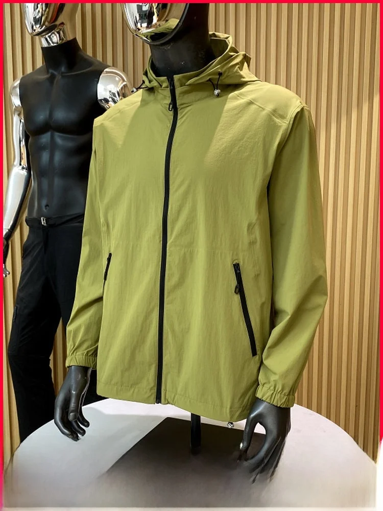 

Функциональная легкая куртка с капюшоном для мужчин и женщин, быстросохнущая, дышащая, для активного отдыха, модная, для пар.