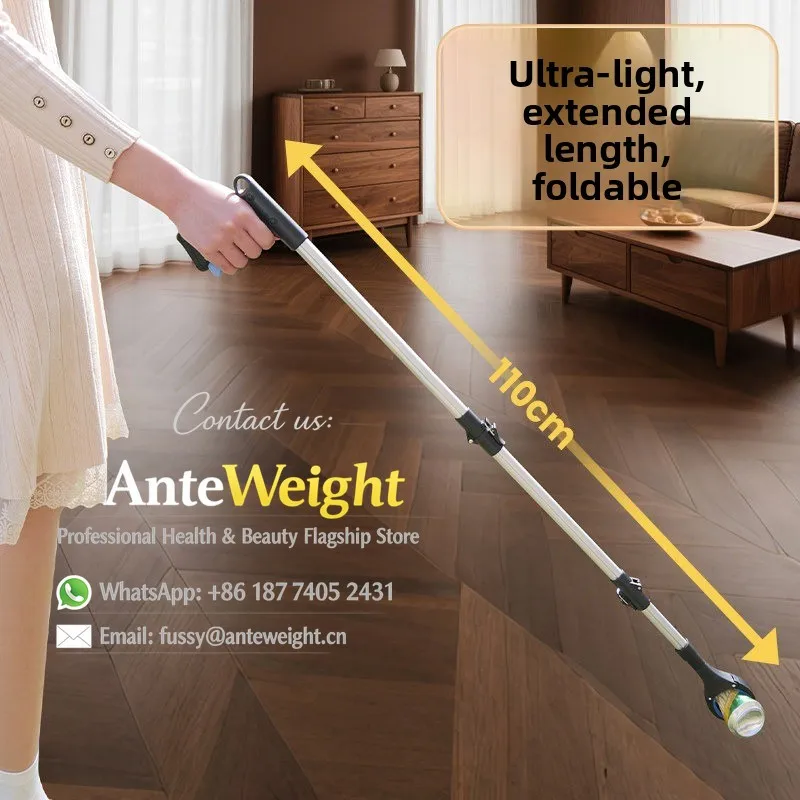 

Extendable Foldable Grabber Reacher, Long Handle Pickup Tool for Elderly & Pregnant | Trash Picker & Mobility Aid