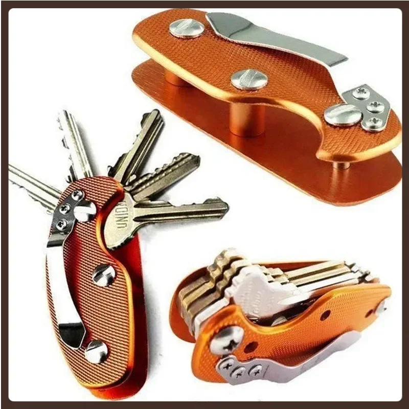 

Smart Key Holder Portable Pouch Bag Case Wallet Holder Chain Car Key Wallet Housekeeper EDC Pocket Key Organizer Tools for Men