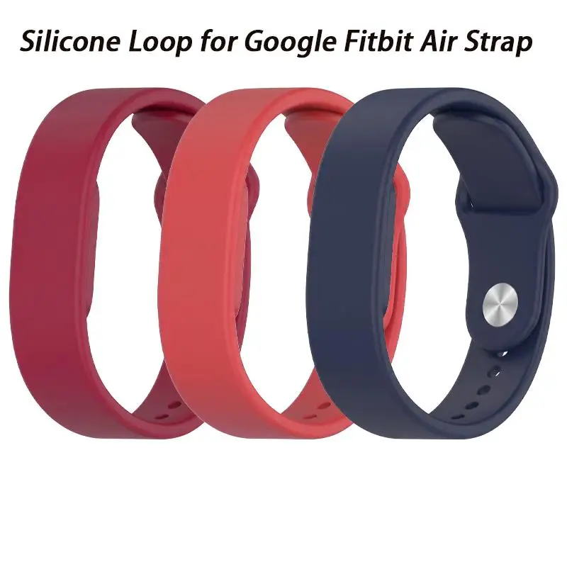 Silicone Loop Replacement Bracelet Correa Fitbit Air Smartwatch Accessories Sport Breathable Band for Google Fitbit Air Strap