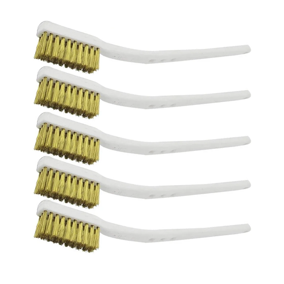 Escova Arame de Latão para Polimento e Rebarba Mini Removedor de Ferrugem Escovas de Arame de Aço Escova de Limpeza Industrial 175 mm Pcs