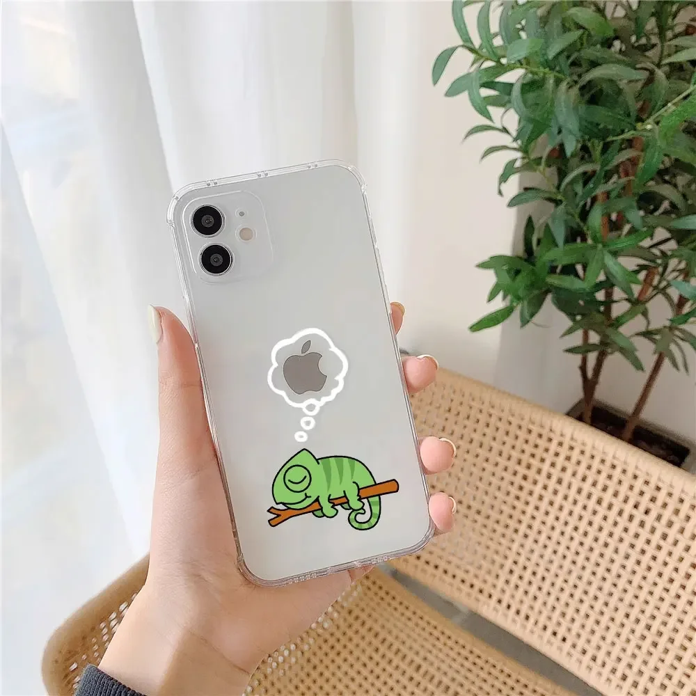 Funny Animal Couple Phone Case for IPhone 11 12 14 13 15 Pro Max Mini XR XS MAX X SE2 7 8Plus Clear Cover Cute Panda Sloth Funda