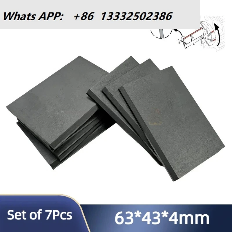 

7Pcs 63*43*4 mm VT4.25