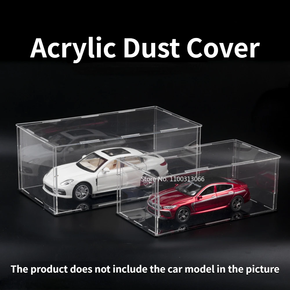 1/24 1/32 Alloy Car Model Toys Storage Box Acrylic Transparent Dustproof Box Car Model Toy Display Box Collection Gifts Case