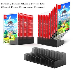 New nindodoswitch SwitchOLED Game Cards Box Stand Storage Case staffa di supporto da tavolo per Nintendo Switch OLED accessori